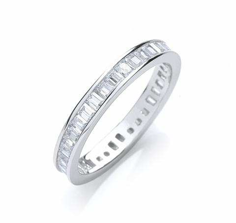 The Finer Baguette Diamond Eternity Ring