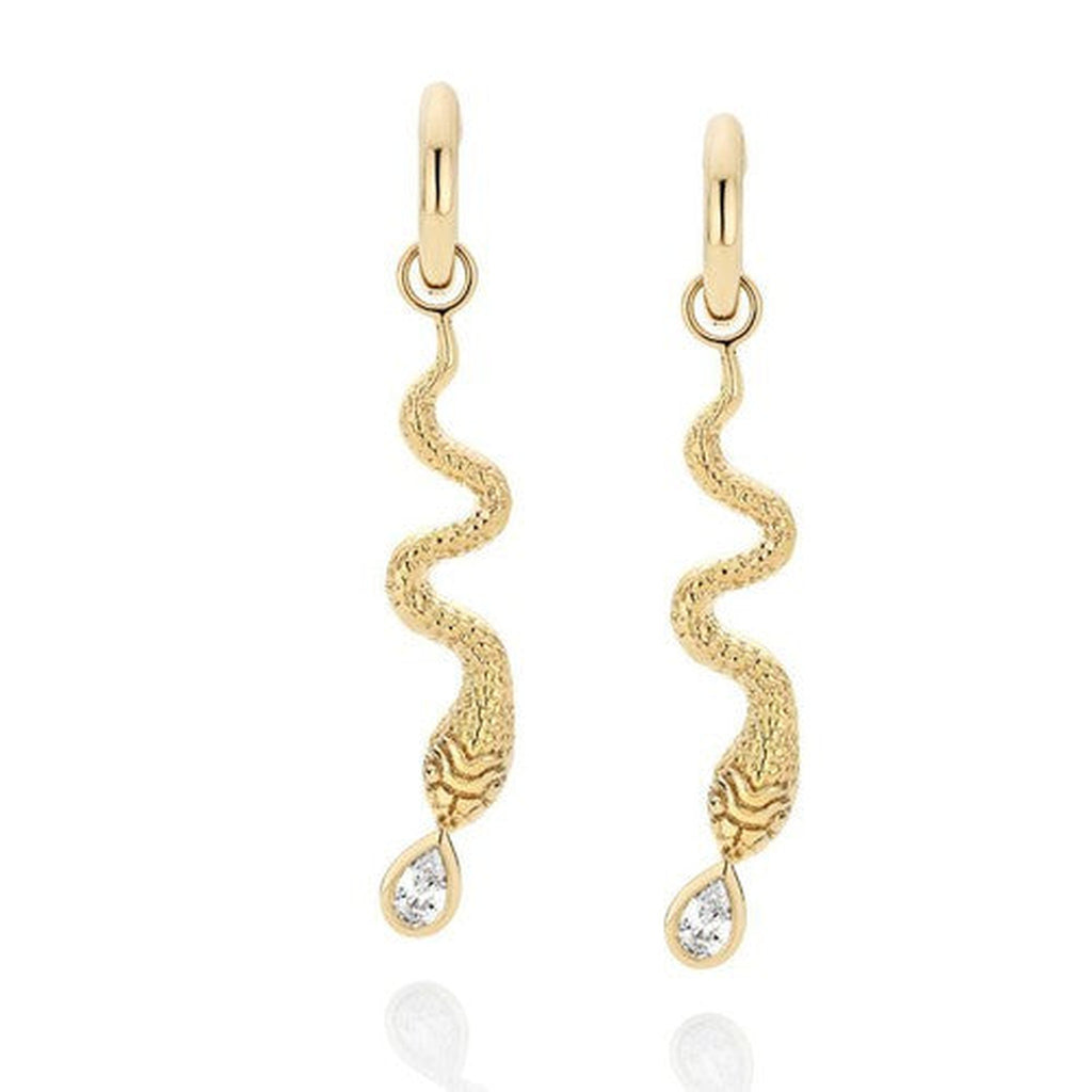 The Gold Serpent Earrings