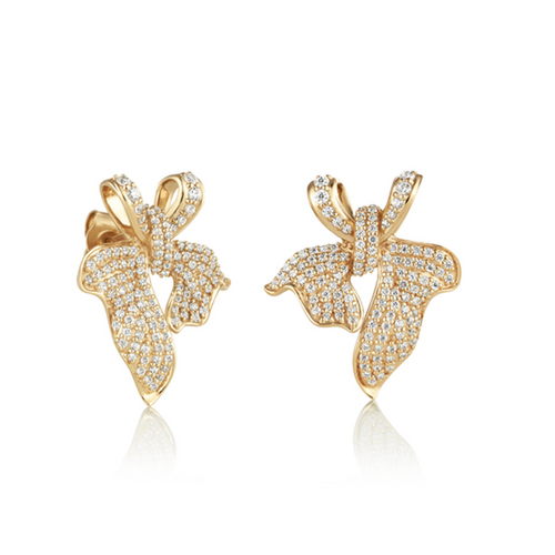 The Gold Bow Earrings