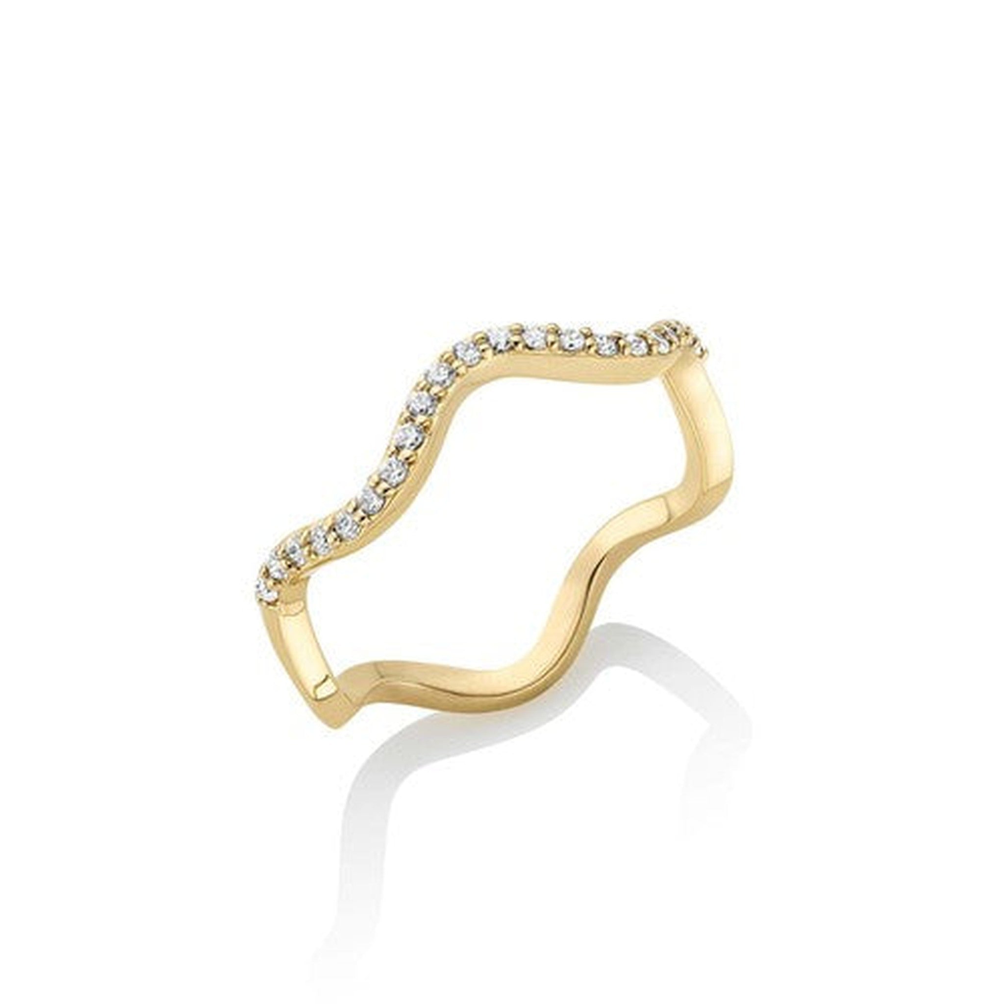 The Gold Scallop Ring