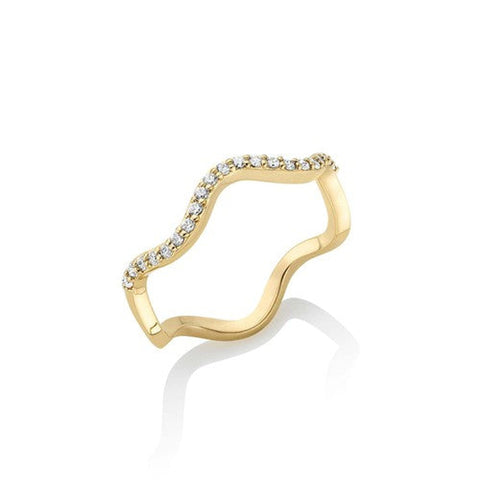 The Gold Scallop Ring