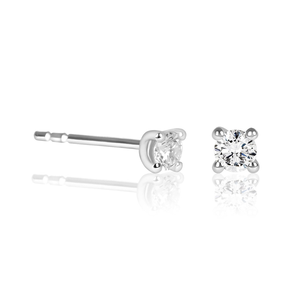 The Cultivated Diamond Studs - Three Sizes