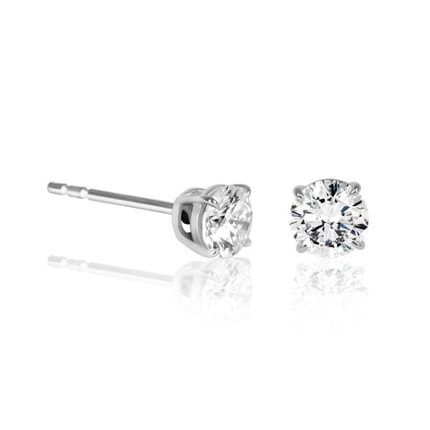 The Cultivated Diamond Studs - Three Sizes