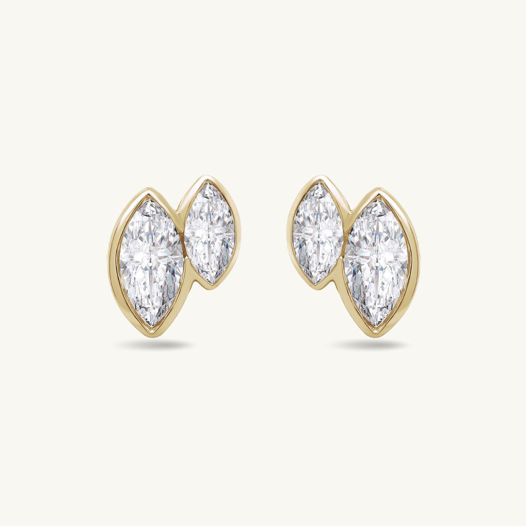 The Double Marquise Earrings