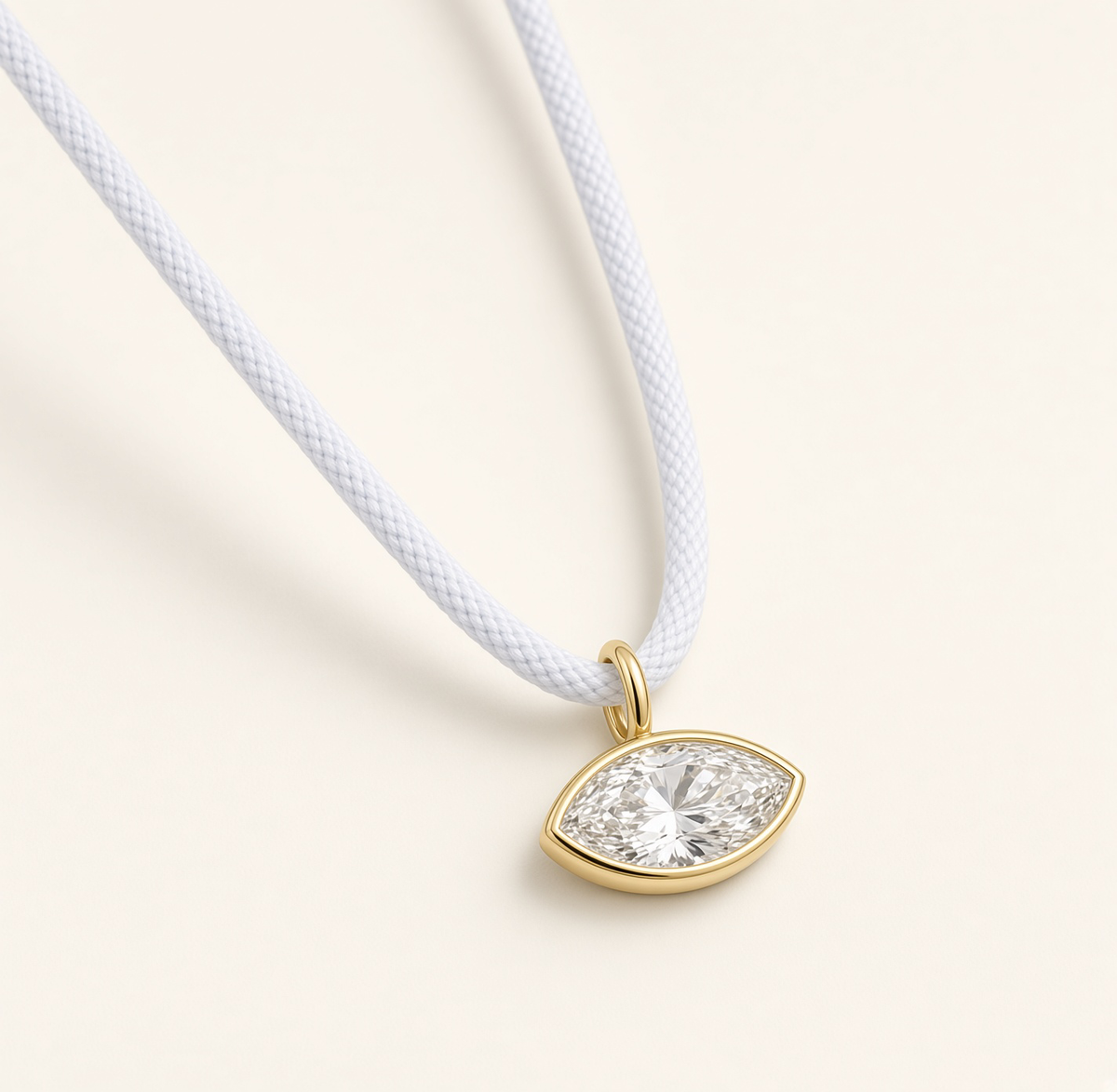 The Axis Necklace | White