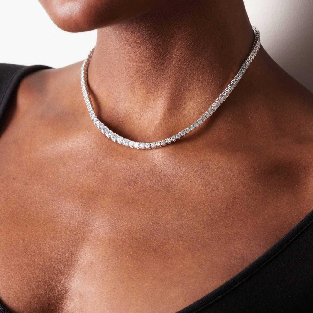 The Moissanite Graduated 'Diamond' Collar