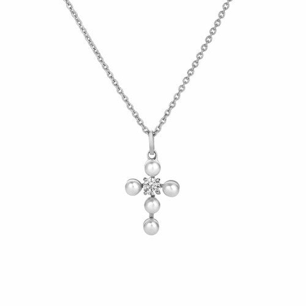 The White Gold In Luck Necklace