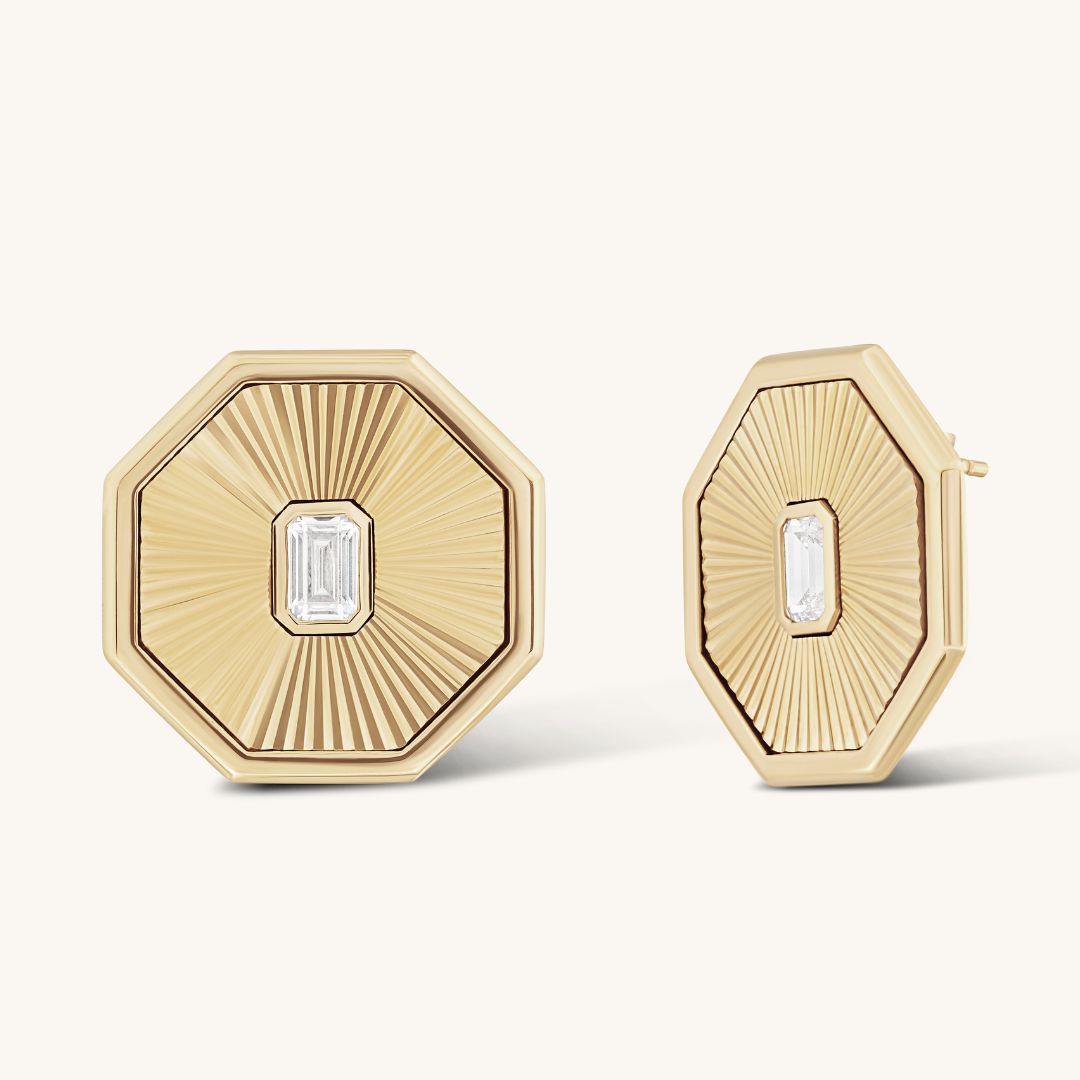 The Gold Eva Earrings