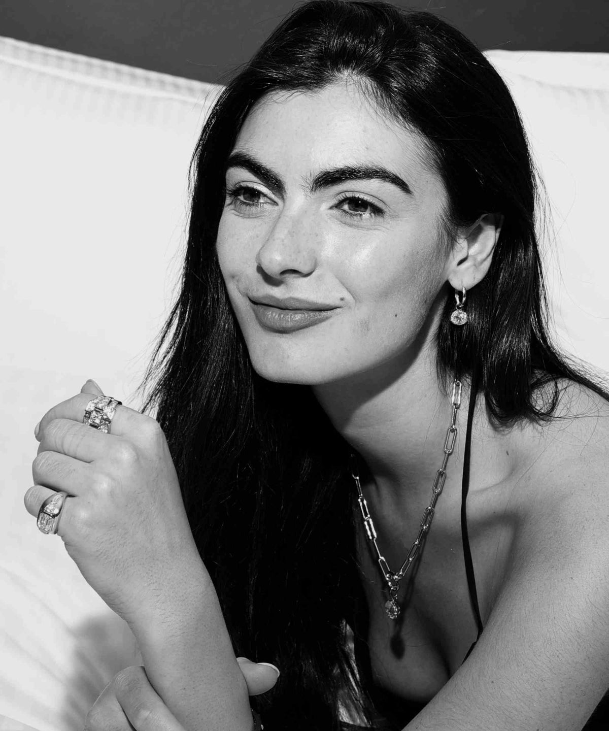 The Moissanite Scala Earrings