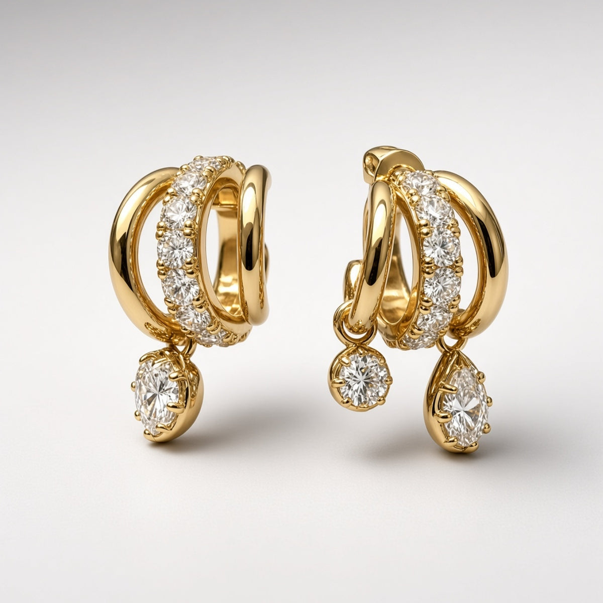 The Triple Threat Earrings