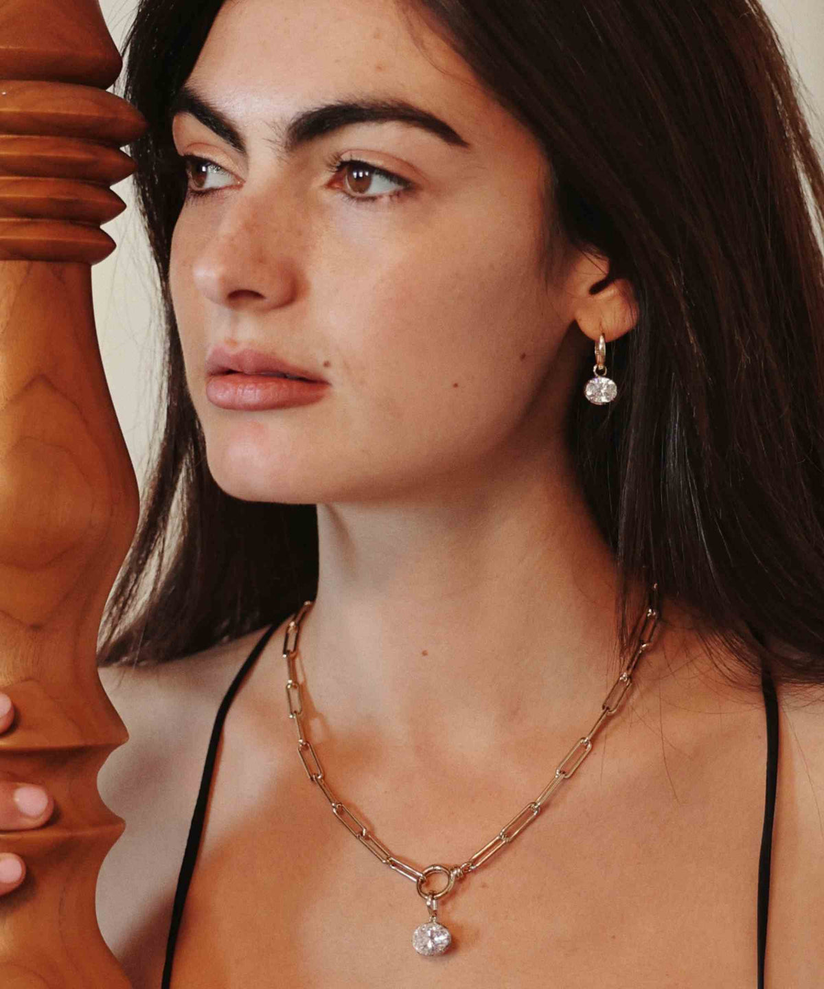 The Moissanite Scala Earrings