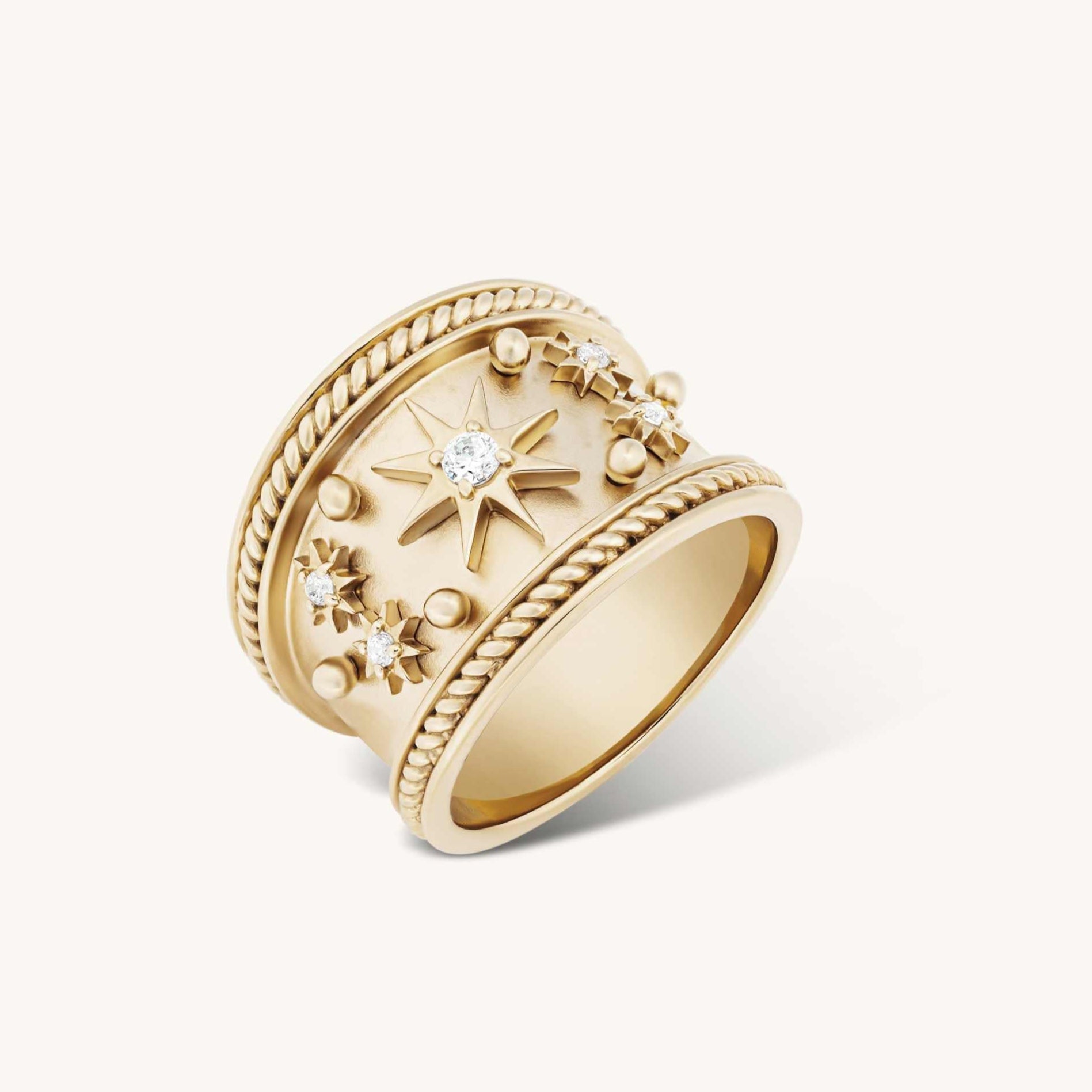 The Gold Constellation Ring