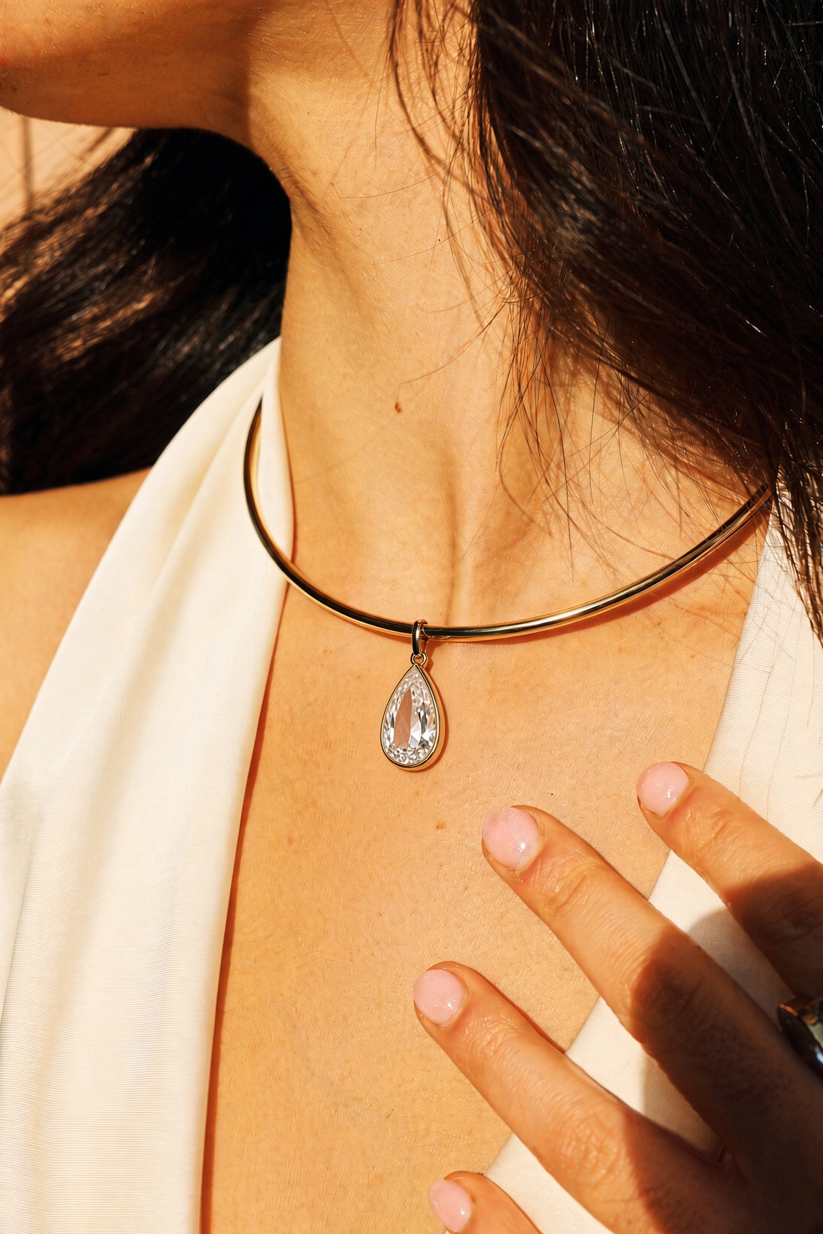The Gold Pear Drop (Necklace Drop only)