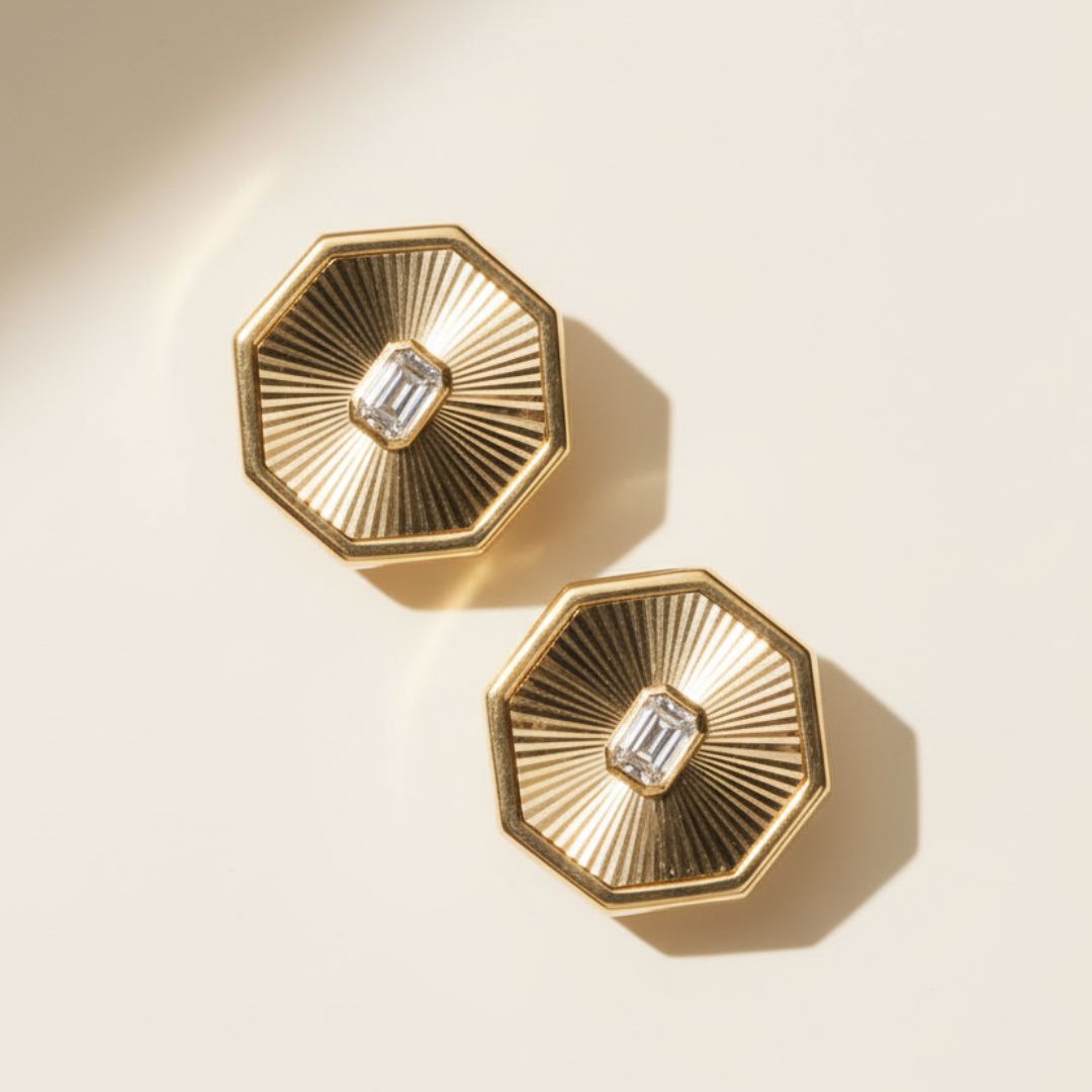 The Gold Eva Earrings