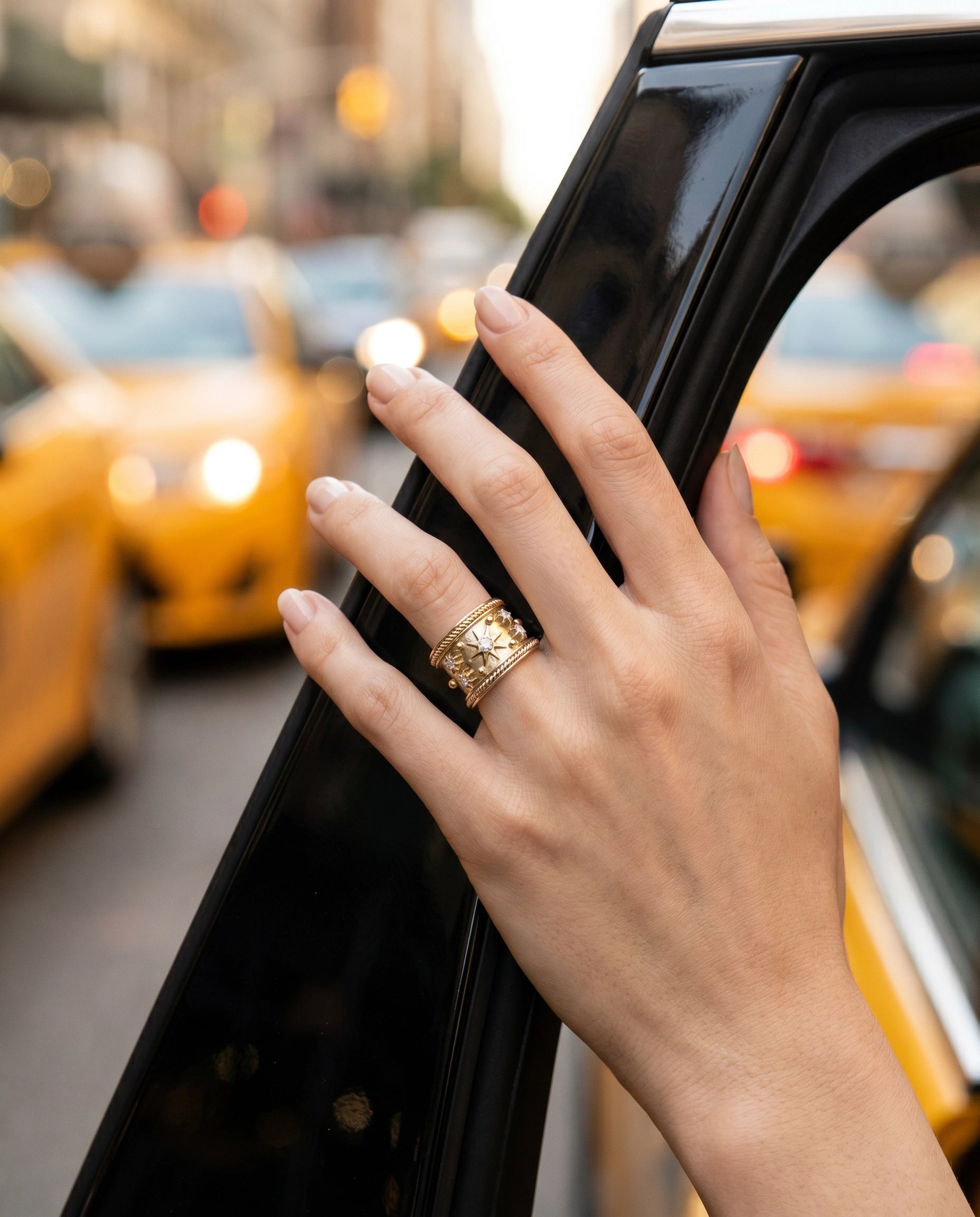 The Gold Constellation Ring