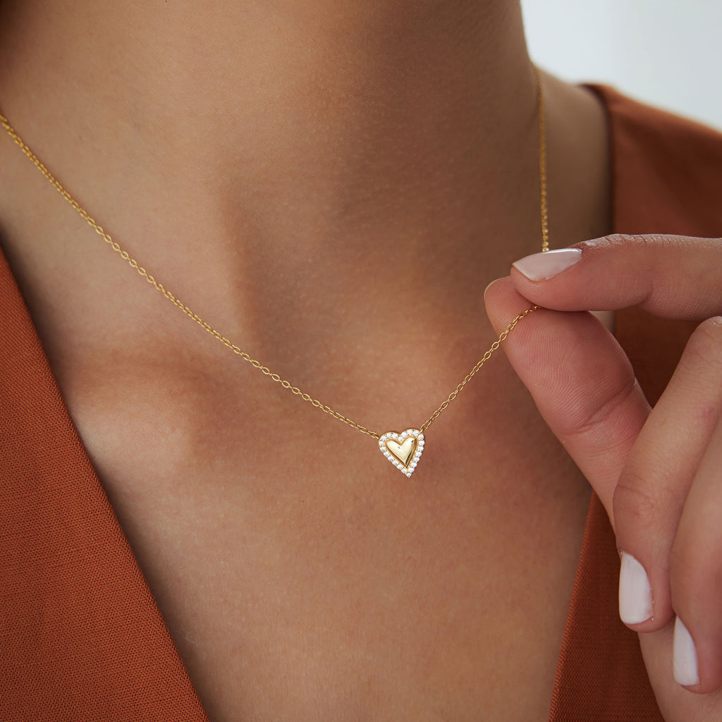 The Puffed Heart Necklace