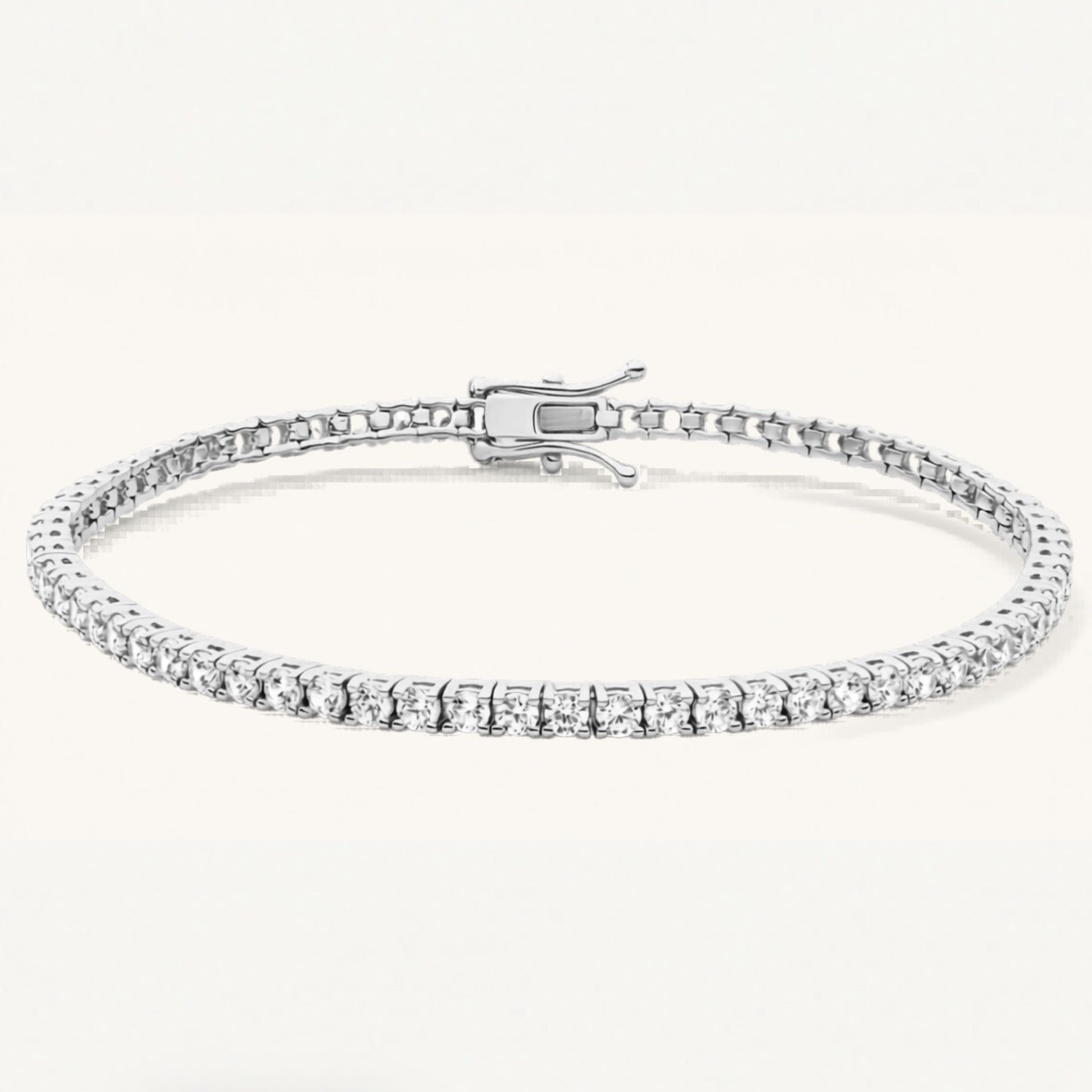 Slim Moissanite Tennis Bracelet