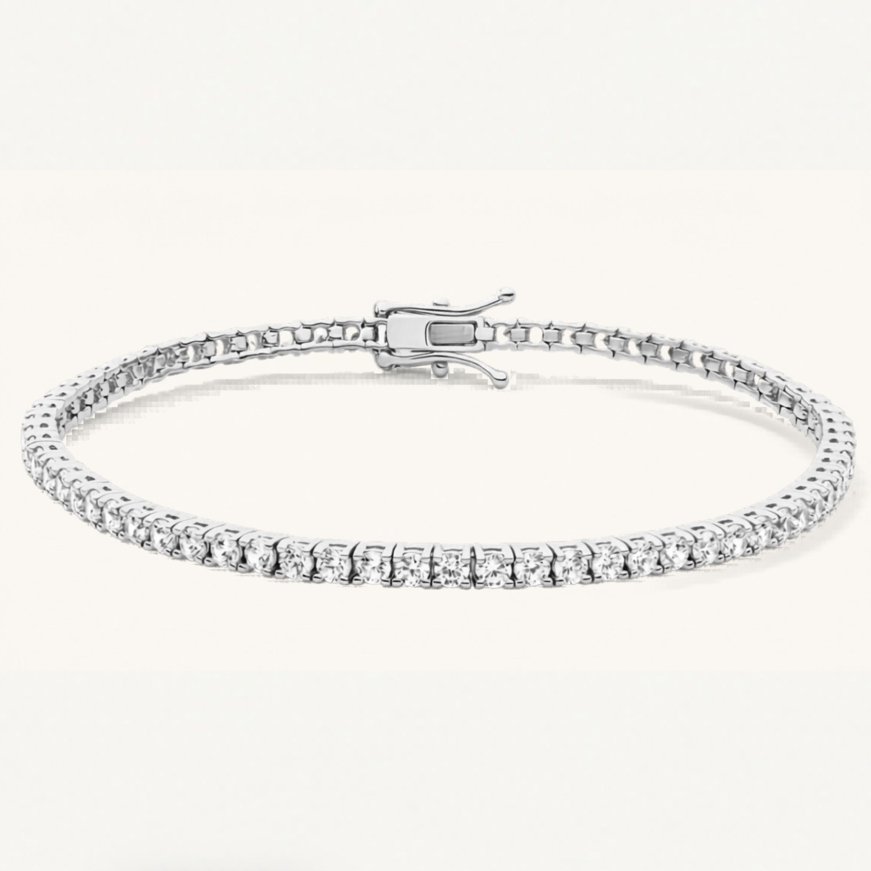 The Slim Moissanite Tennis Bracelet