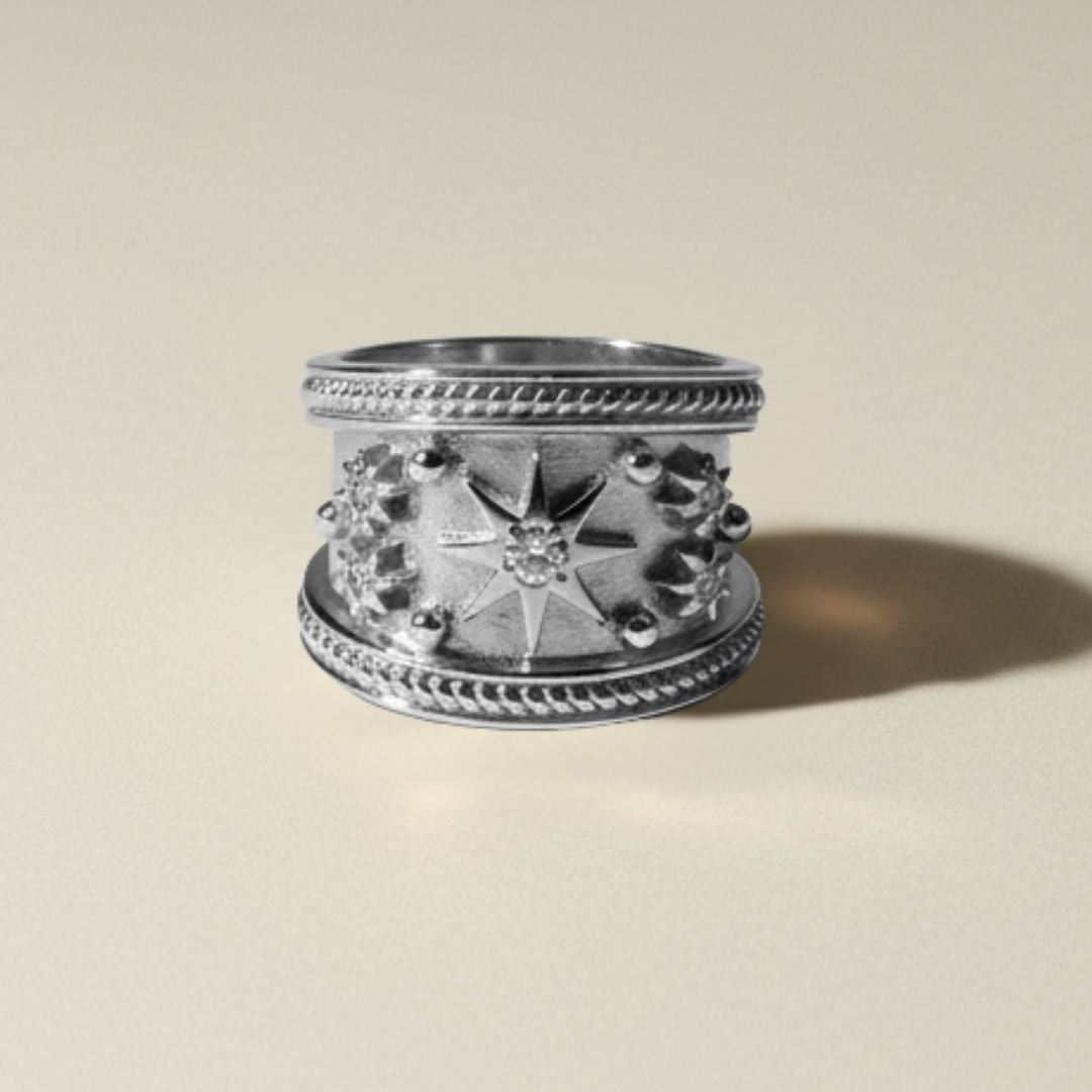 The Silver Constellation Ring