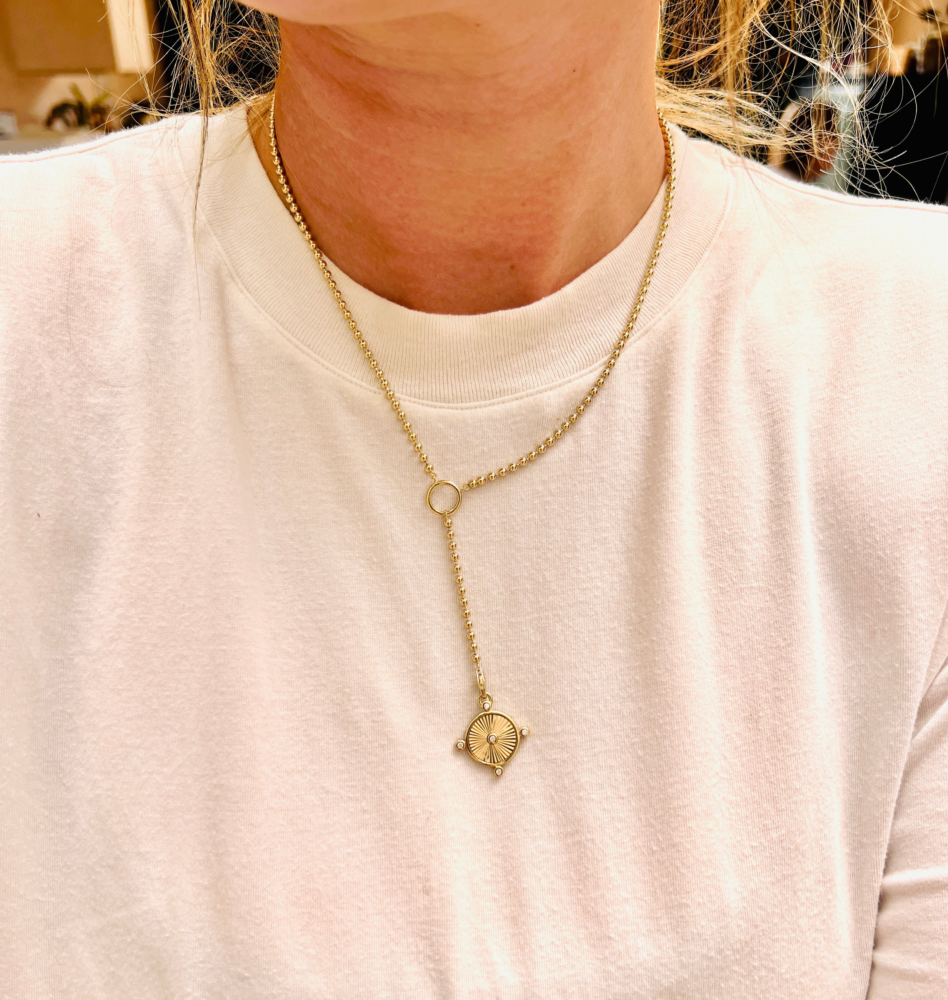 Sample: The Gold Lena Lariat