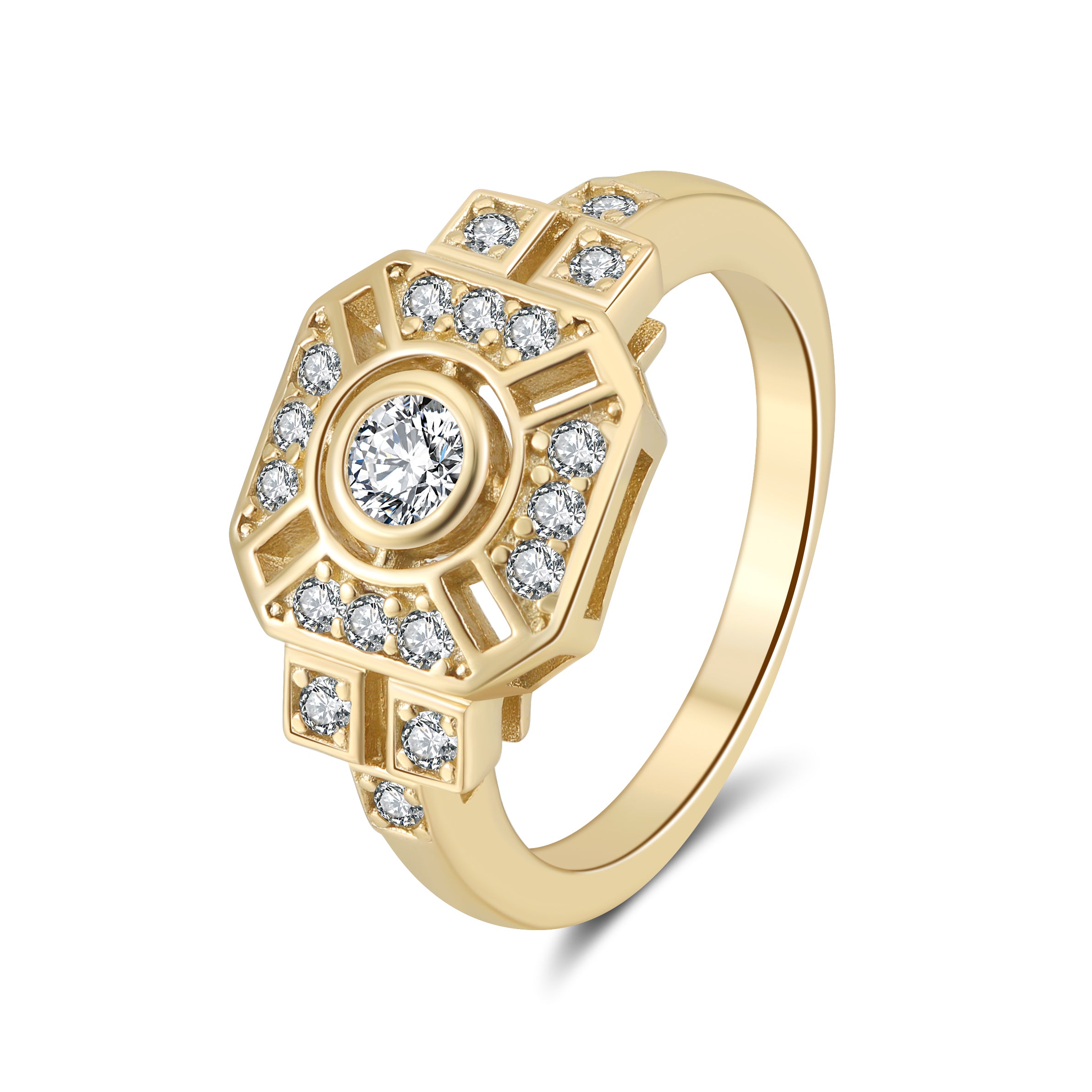 The Sample Beatrix Cocktail Ring - Size K & Q