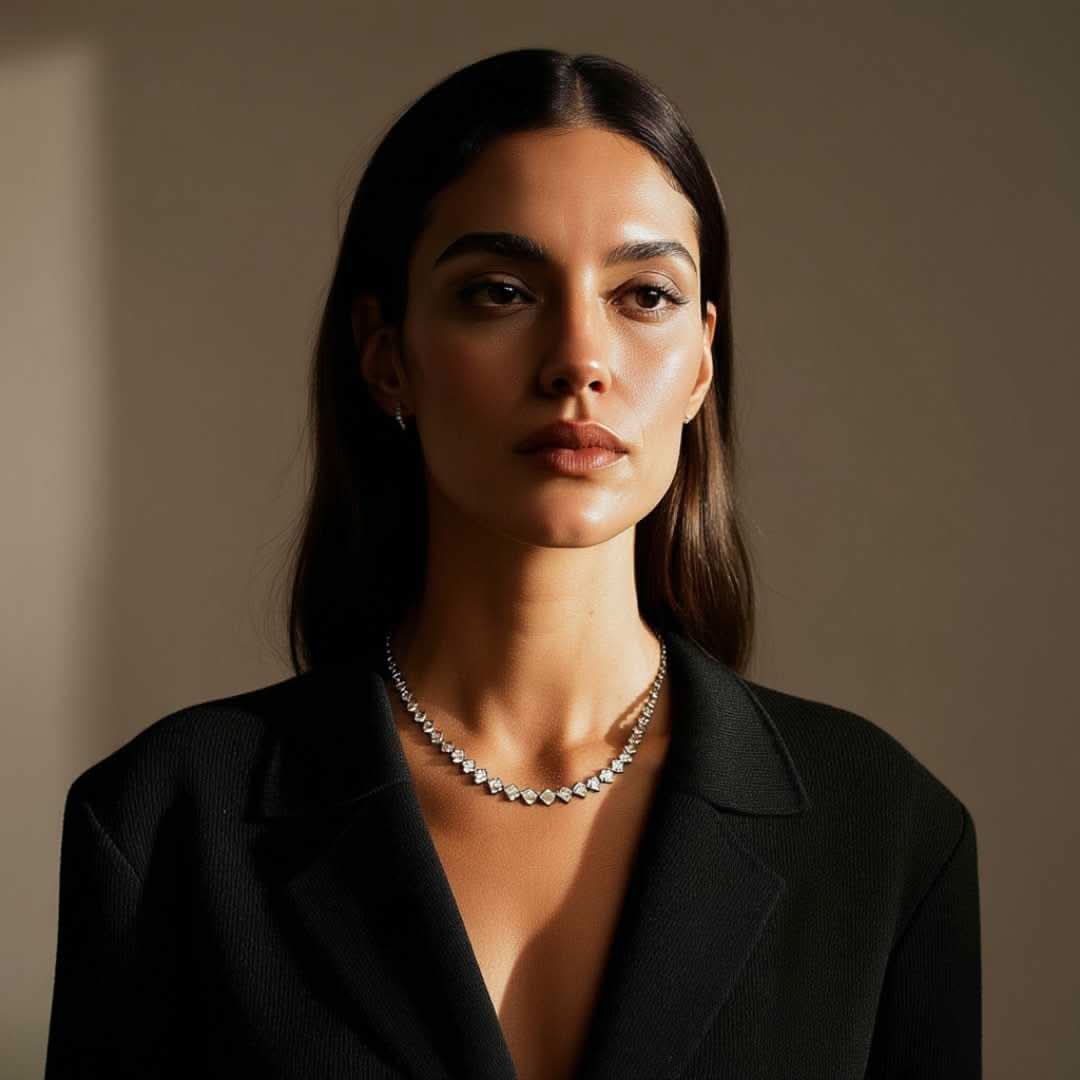 The Moissanite Nocturne Necklace