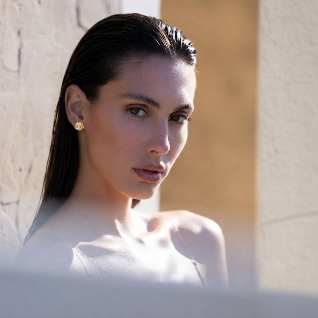 Sample: The Gilded Shell Earrings