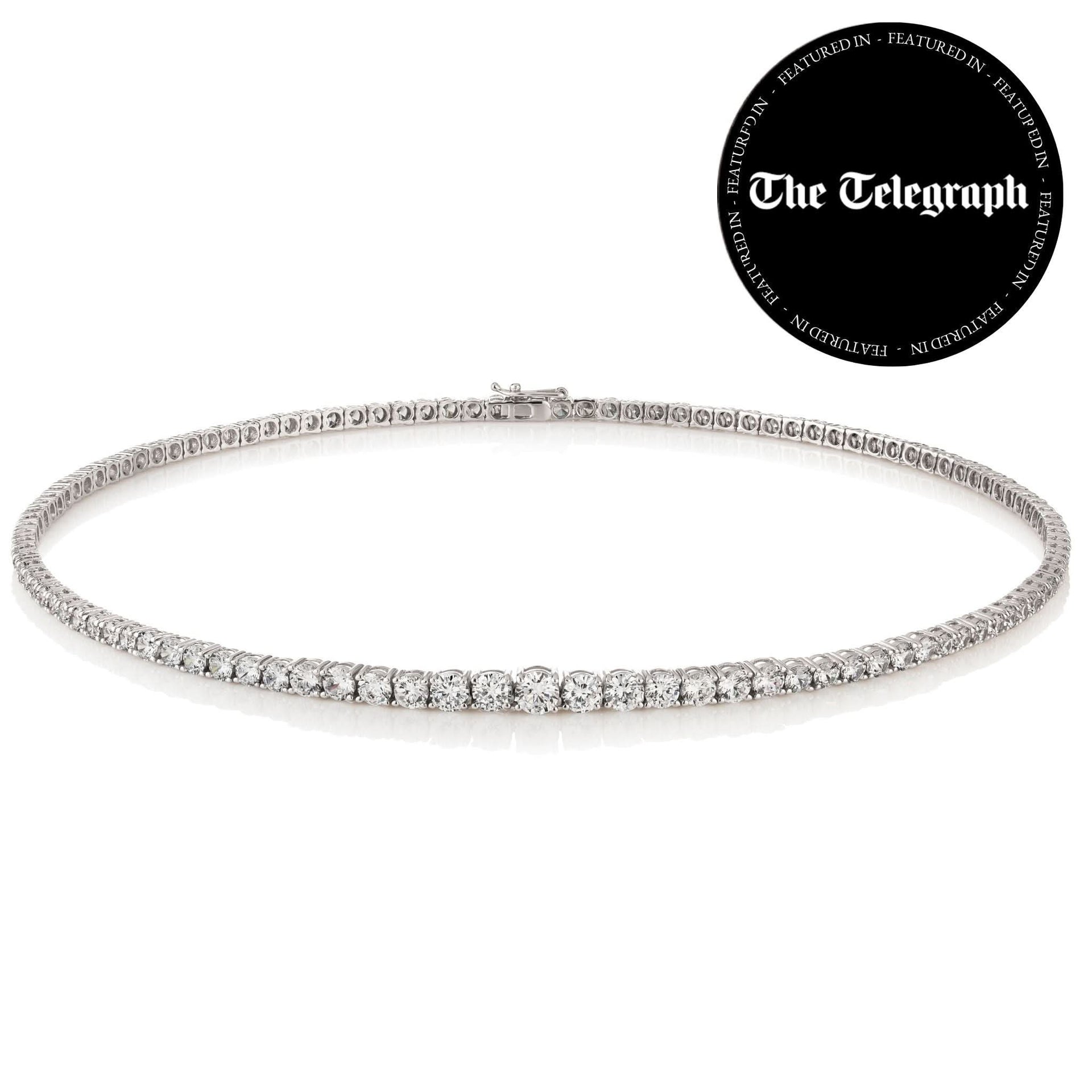 Moissanite Graduated Collar