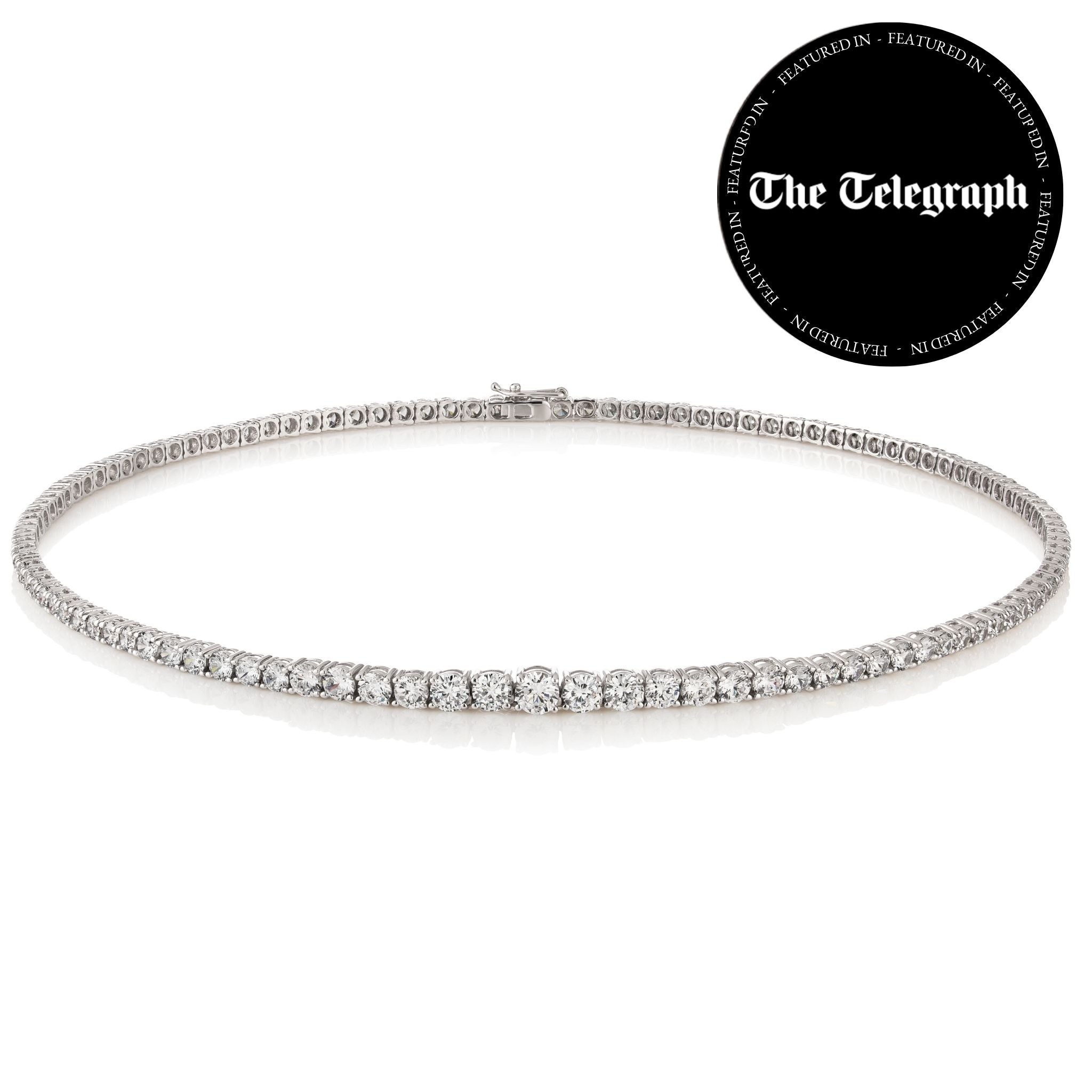 The Moissanite Graduated Collar