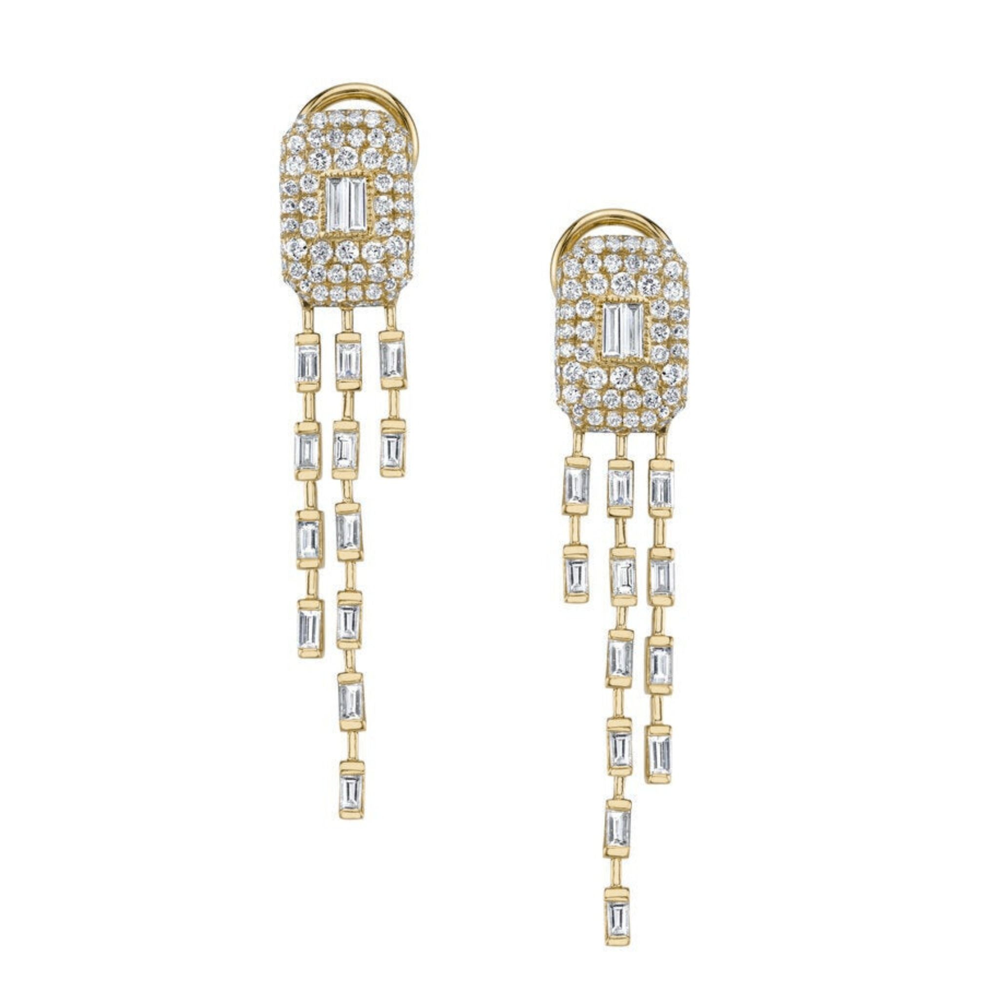 The Sample Art Deco Gilded Earrings