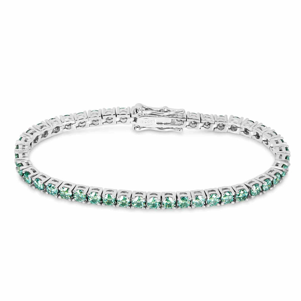 The Emerald Moissanite Tennis Bracelet