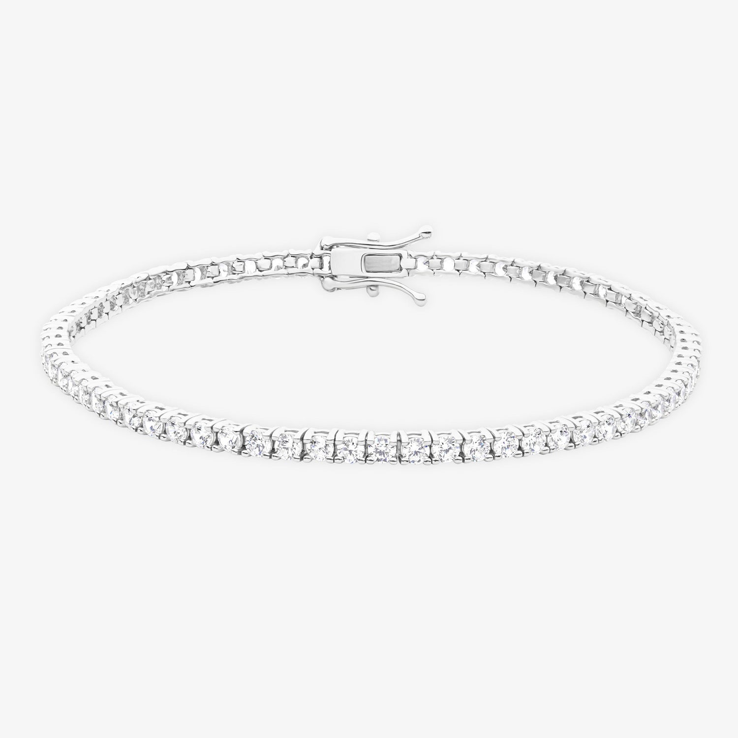 The Slim Moissanite Tennis Bracelet