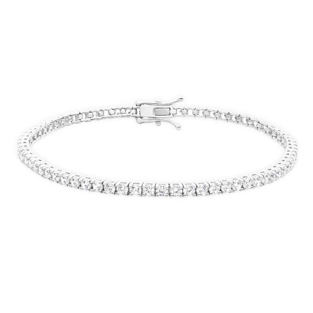 The Slim Moissanite Tennis Bracelet