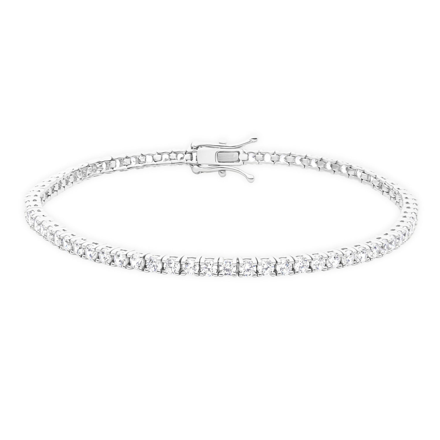 The Slim Moissanite Tennis Bracelet