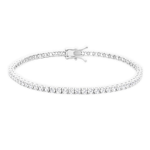 The Slim Moissanite Tennis Bracelet - Pre order April delivery