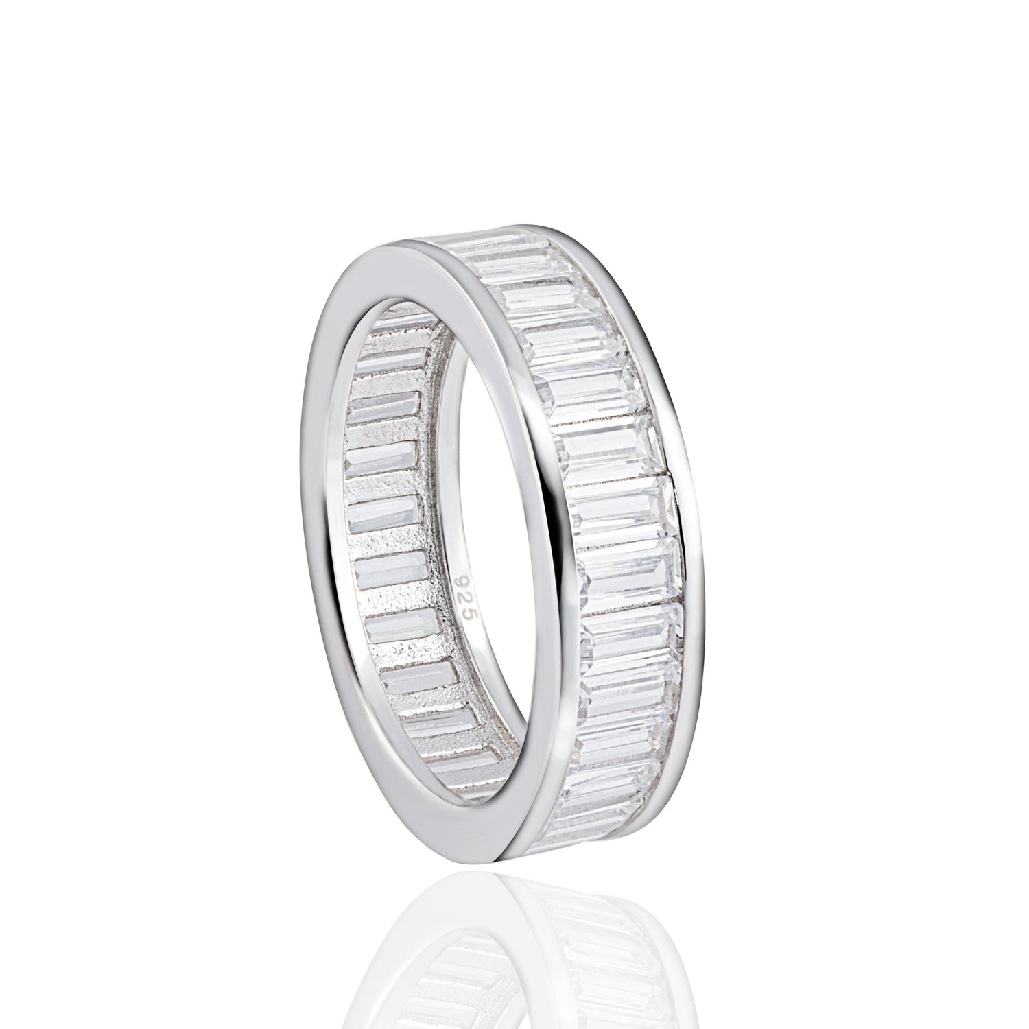 The Silver Baguette Ring