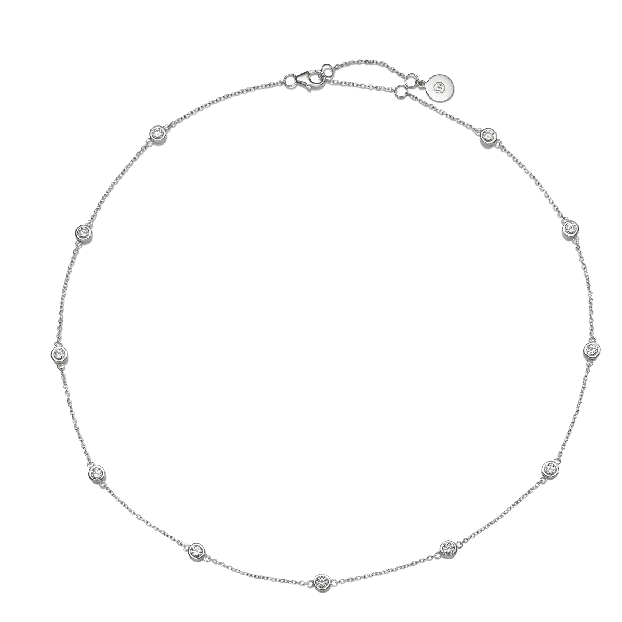 The Gold 'Diamonds' By The Metre Necklace