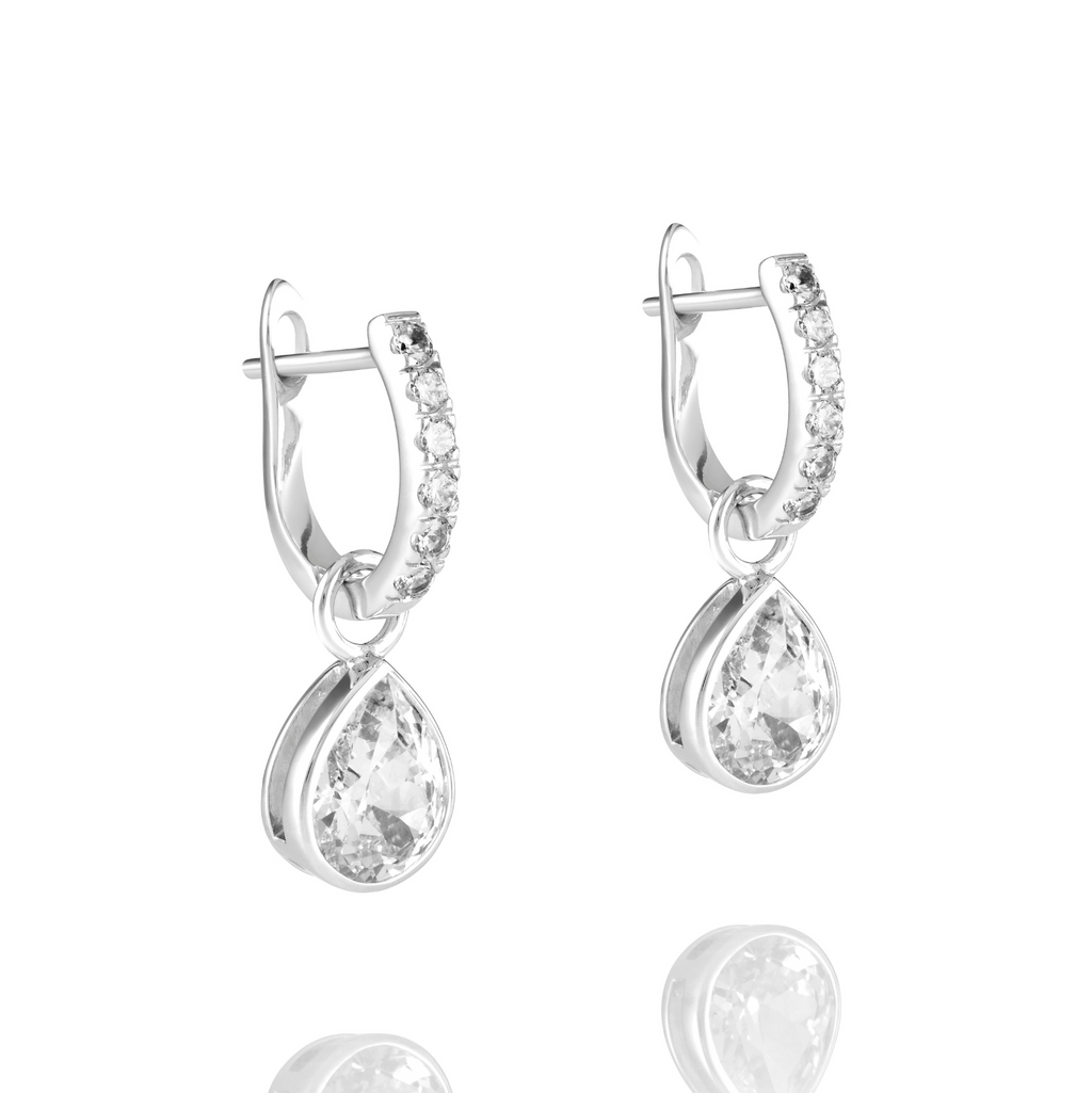 The Silver Greta Earrings