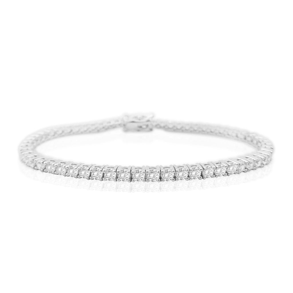 The Slim Moissanite Tennis Bracelet - Pre order April delivery