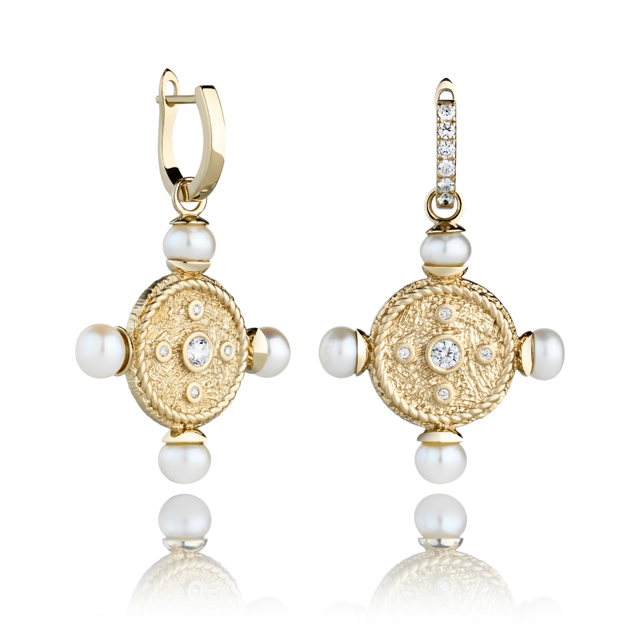 The New Romantics Gold Pearl Drops
