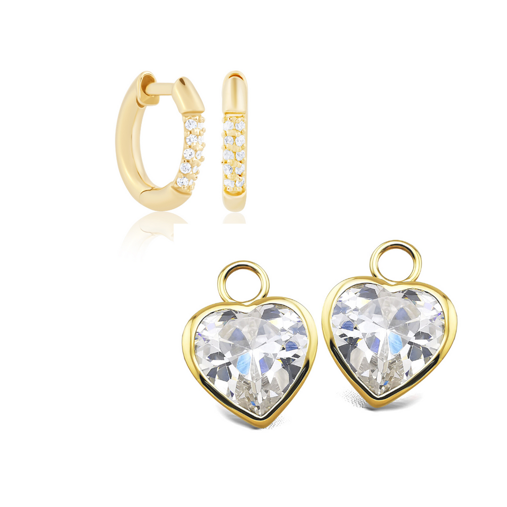 The Gold Big Love Earrings