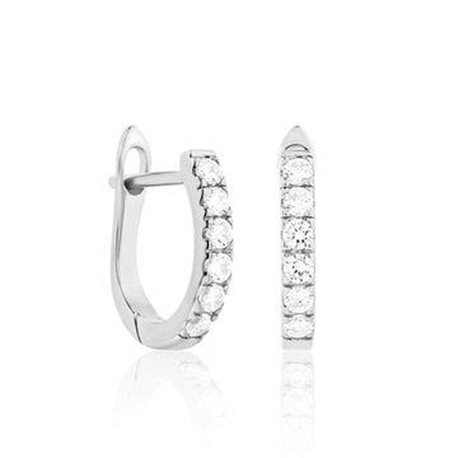 The Gold and Silver Leverback Hoops